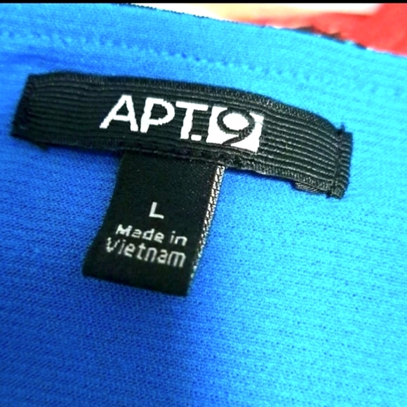 🎊🎊 Apt 9 Women's Aqua Paisley/NWT -  Large Blouse - Picture 3 of 7